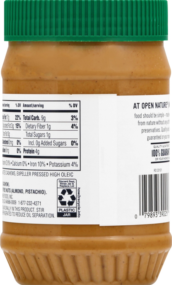 slide 4 of 9, Open Nature Cashew Butter Creamy, 