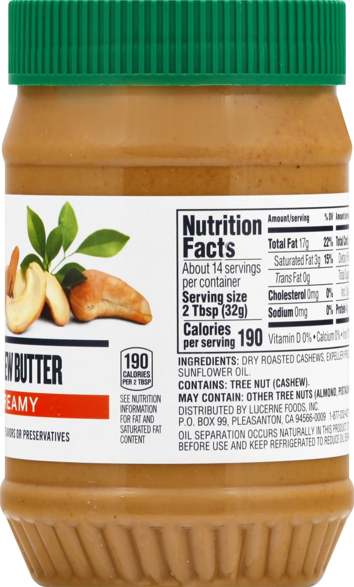 slide 8 of 9, Open Nature Cashew Butter Creamy, 