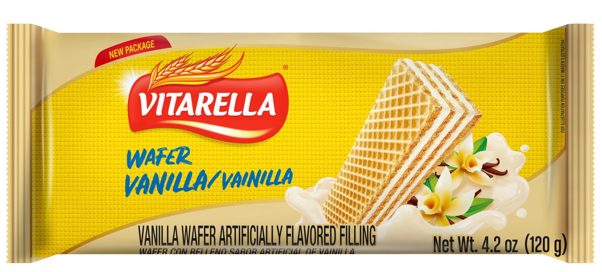 slide 1 of 1, Vitarella Vanilla Wafers, 4.2 Oz., 1 ct