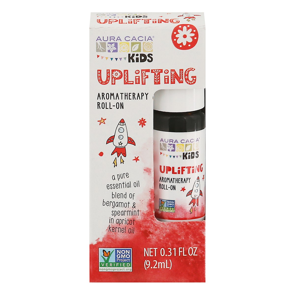 slide 1 of 12, Aura Cacia Kids Uplifting Aromatherapy Roll-On 0.31 fl oz, 0.31 fl oz