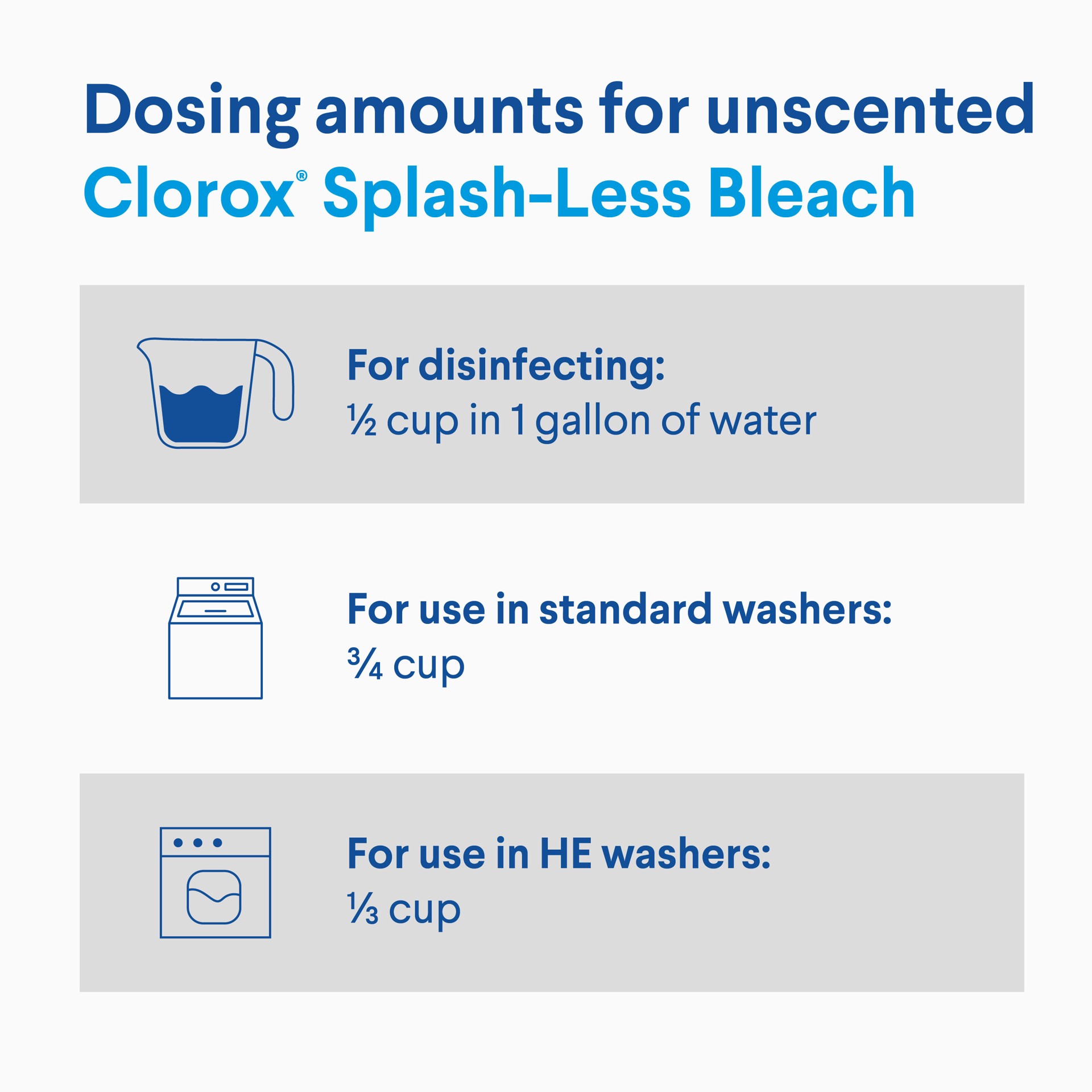 slide 2 of 5, Clorox Splash-Less Regular Bleach, 1.25 qt