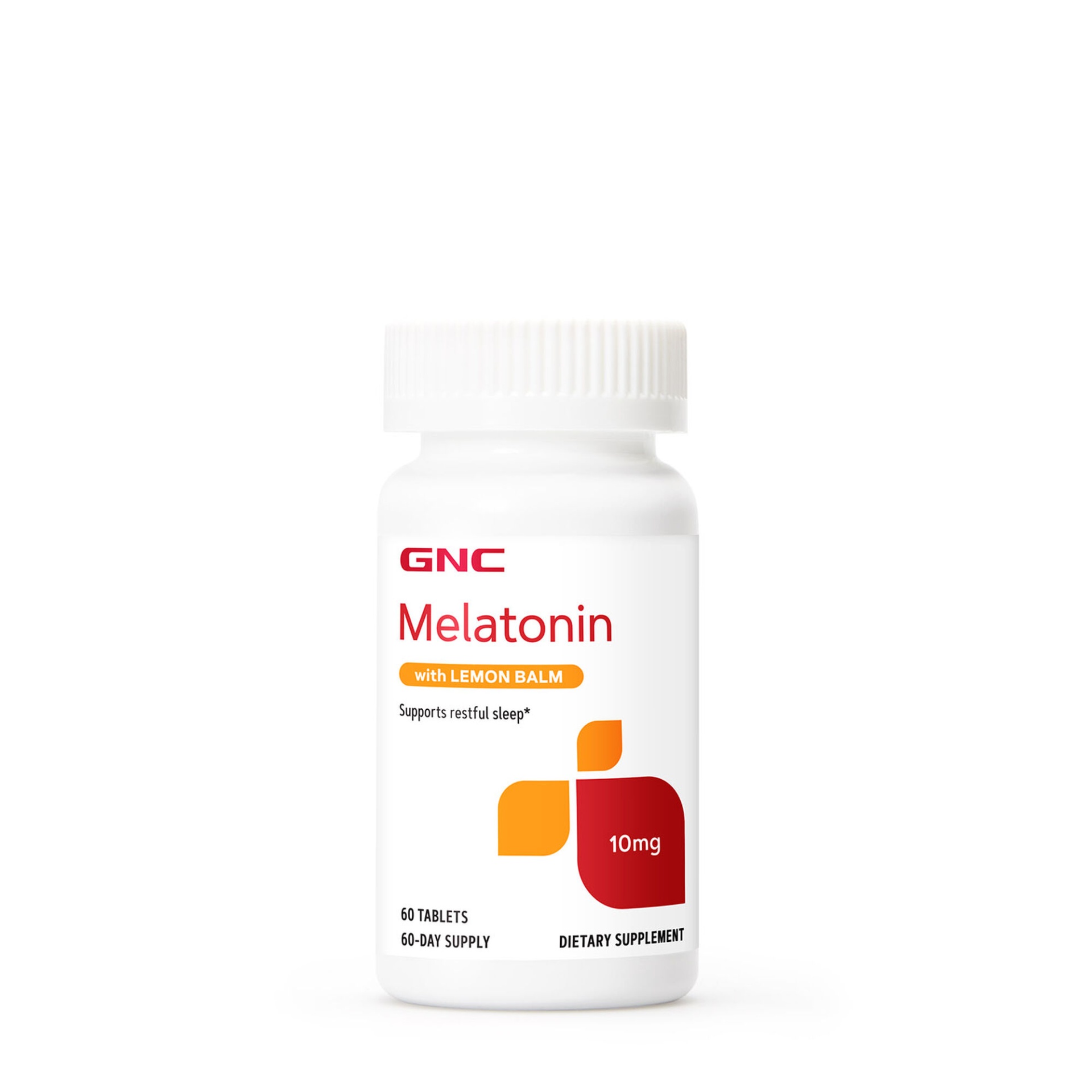 slide 1 of 1, GNC Melatonin with Lemon Balm 10 mg, 60 ct