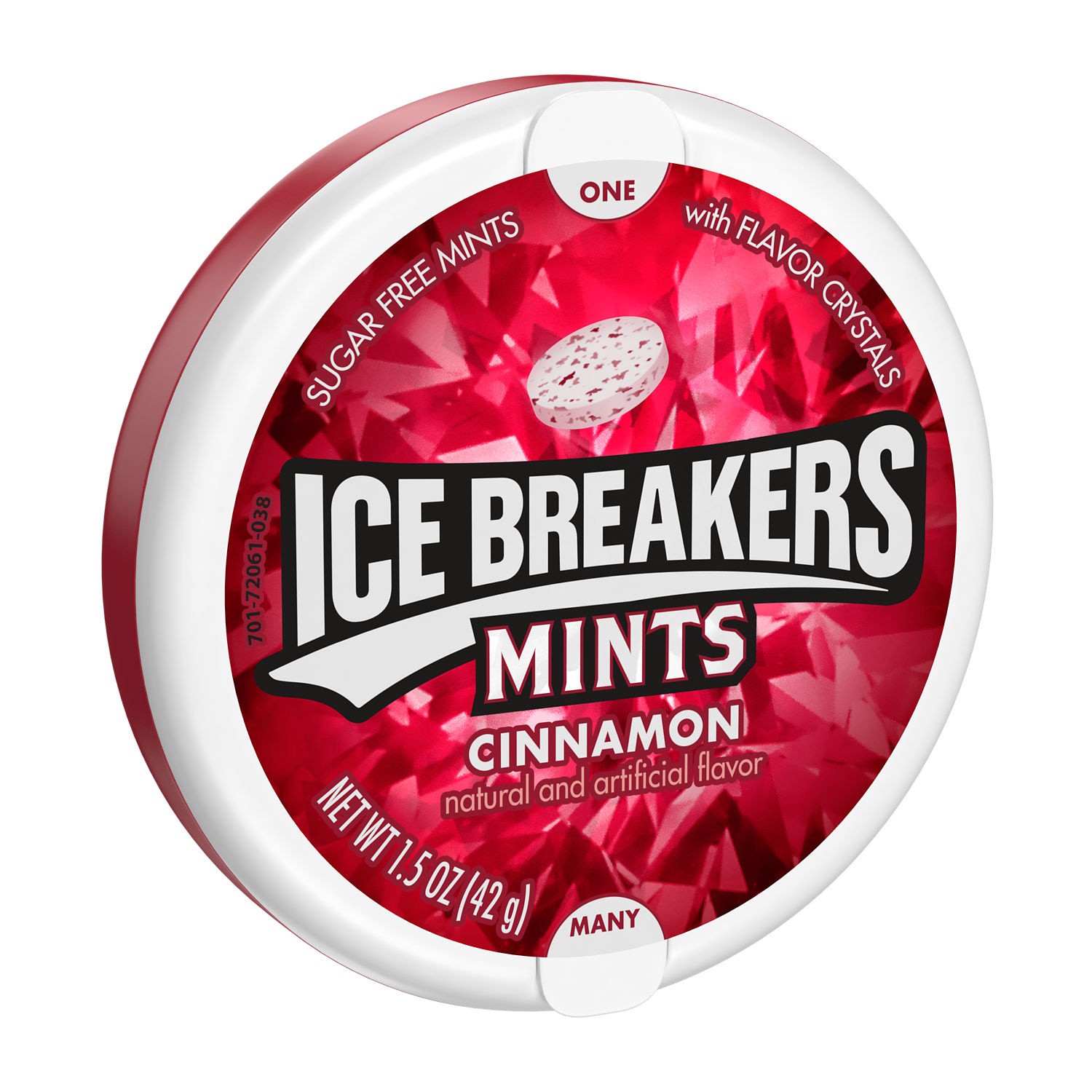 slide 1 of 10, Ice Breakers Sugar Free Mints In Cinnamon, 1.5 oz