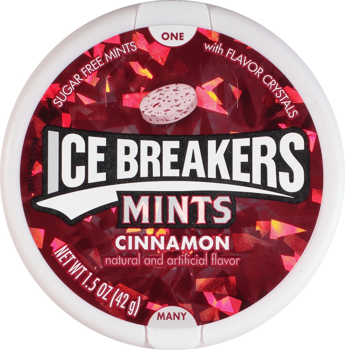 slide 2 of 10, ICE BREAKERS Cinnamon Sugar Free Mints Tin, 1.5 oz, 1.5 oz