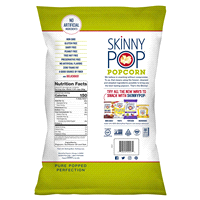 slide 8 of 13, SkinnyPop Original Popped Popcorn, 6.7oz Sharing Size Popcorn Bag, movie night, family time, tailgate, 6.7 oz