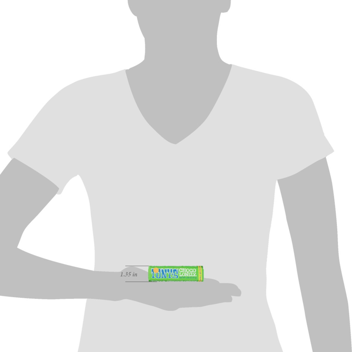 slide 5 of 15, Tony's Chocolonely Almond Salt Dark Chocolate Mini Bar, 1.7 oz