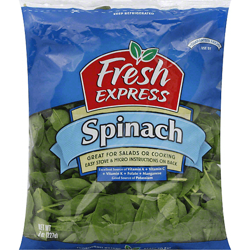 slide 3 of 4, Fresh Express Spinach, 9 oz