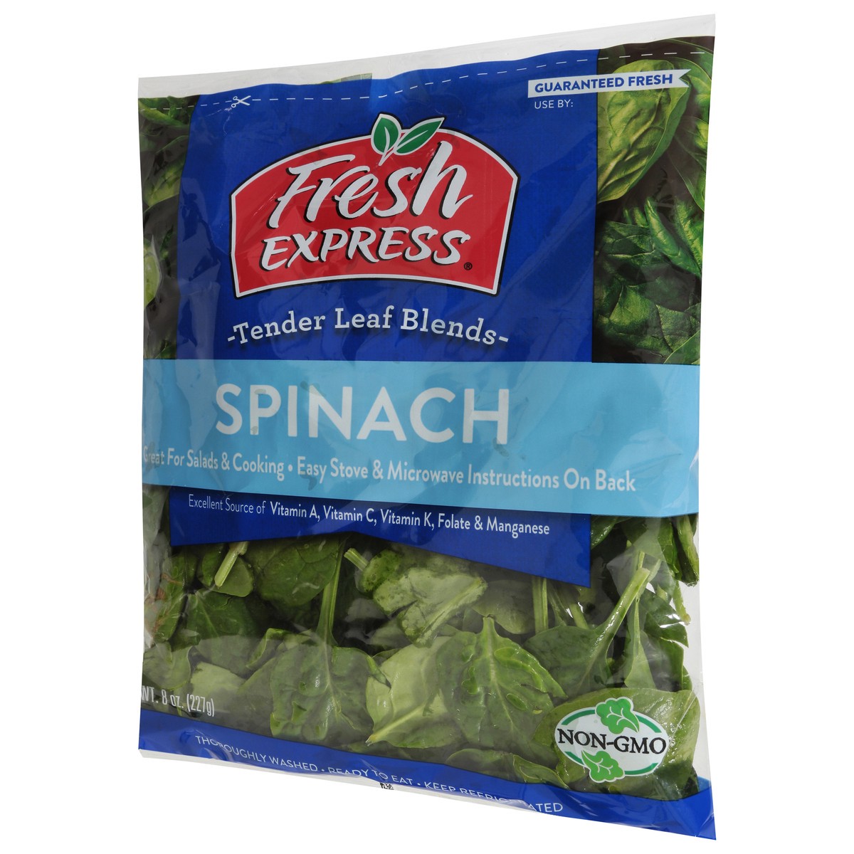 slide 3 of 9, Fresh Express Spinach, 8 oz