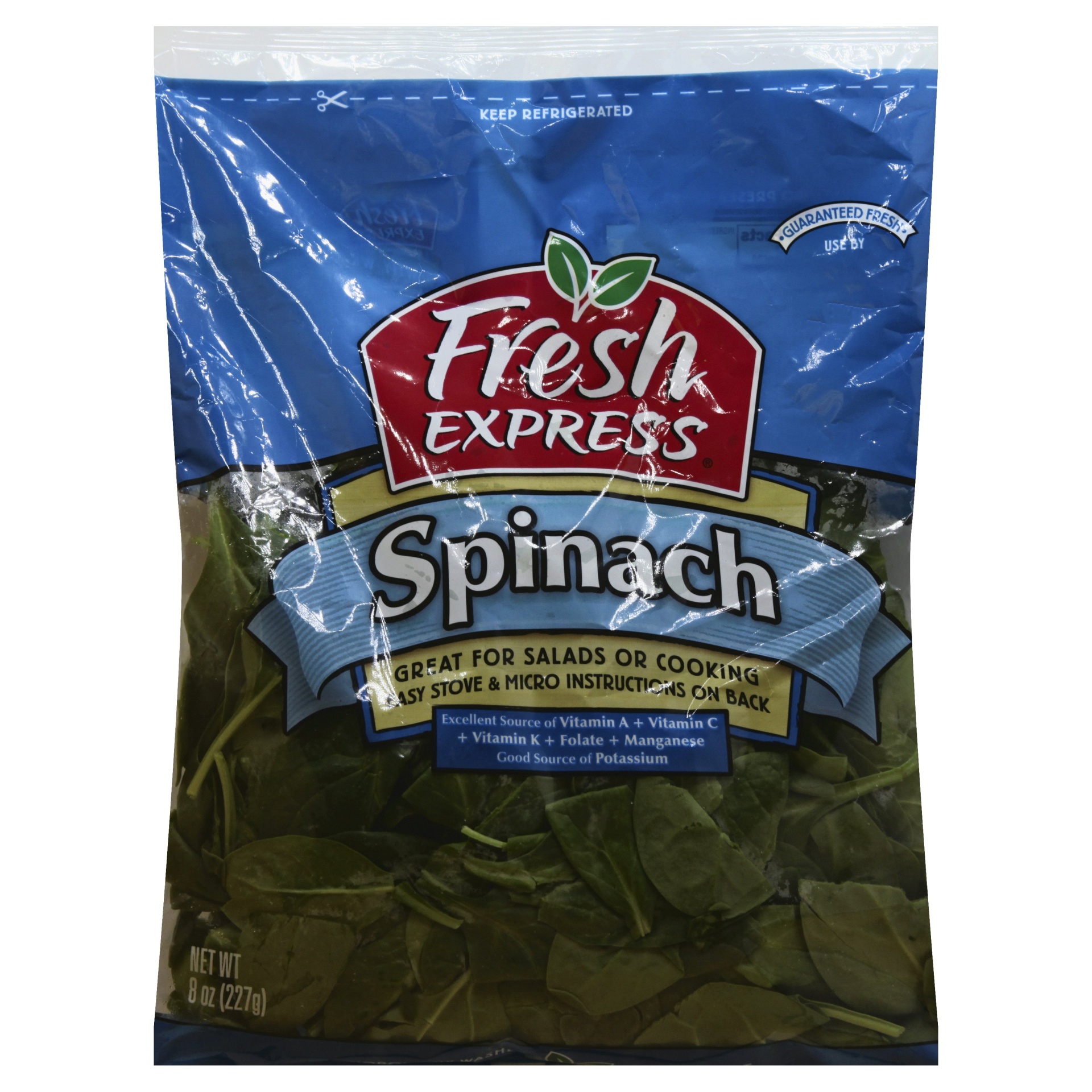 slide 1 of 4, Fresh Express Spinach, 9 oz