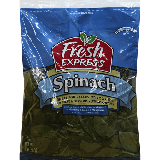 slide 4 of 4, Fresh Express Spinach, 9 oz