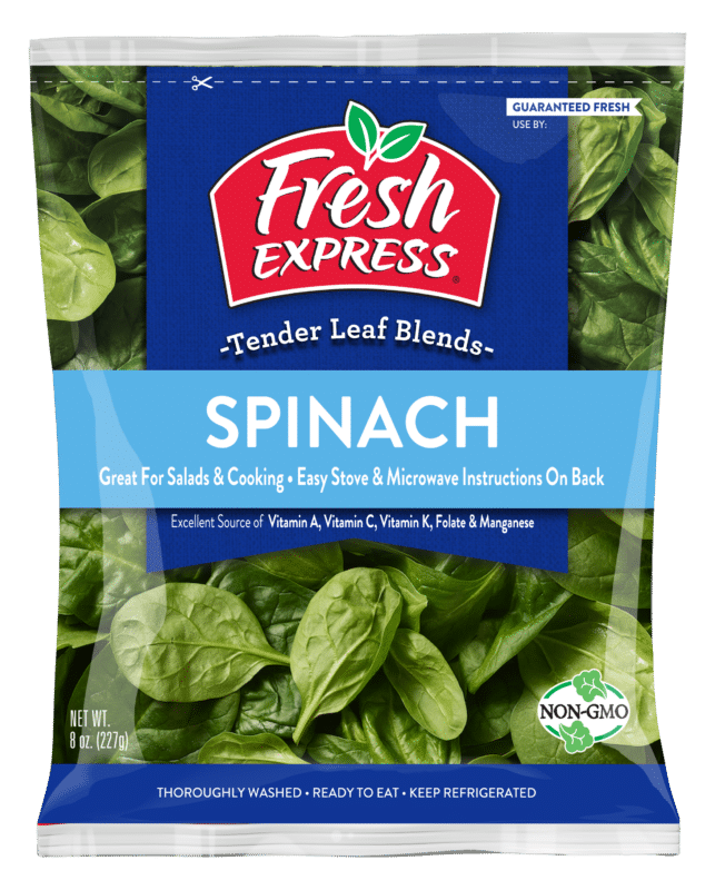 slide 1 of 9, Fresh Express Spinach, 8 oz