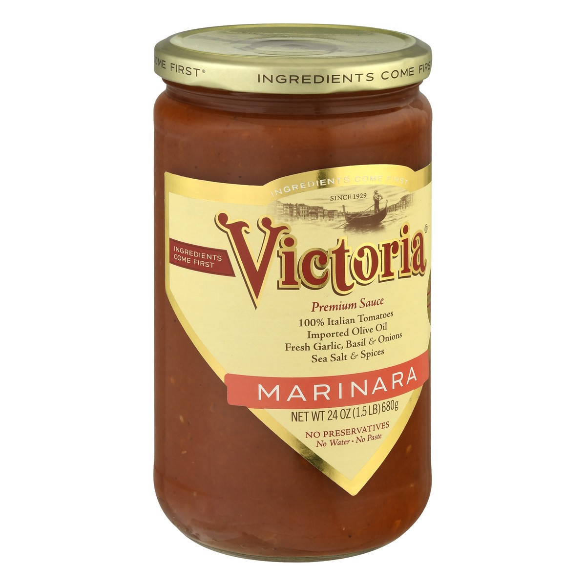 slide 7 of 9, Victoria Marinara Pasta Sauce, Gluten Free, Kosher, 24 oz, 24 oz