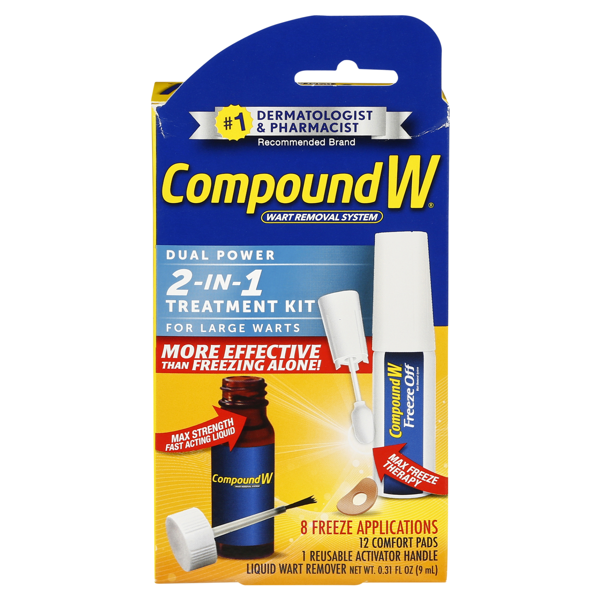 slide 1 of 1, Compound W Dual Power Wart Removal System 1 ea, 1 ct