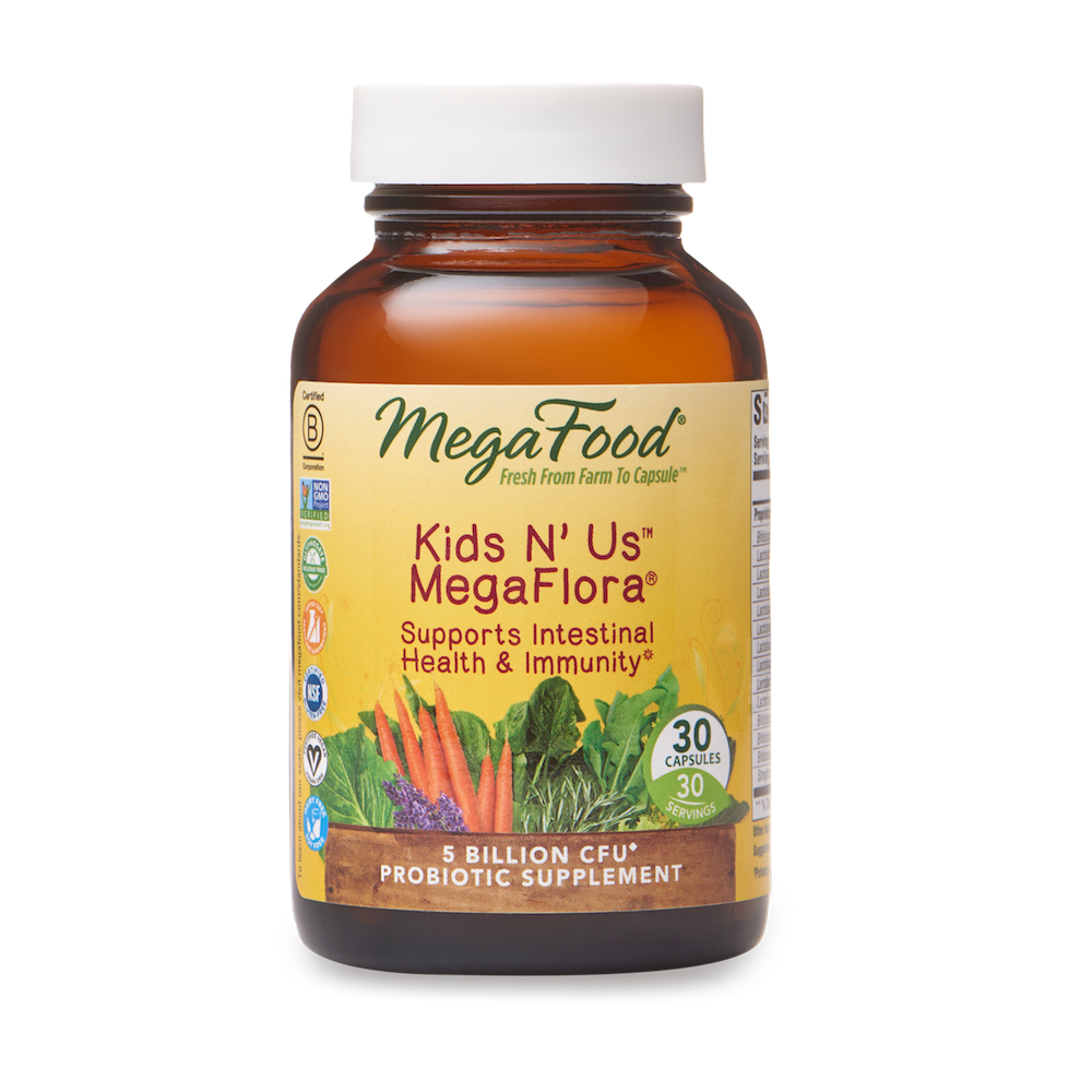 slide 1 of 1, MegaFood Kids N Us Mega Flora, 60 ct