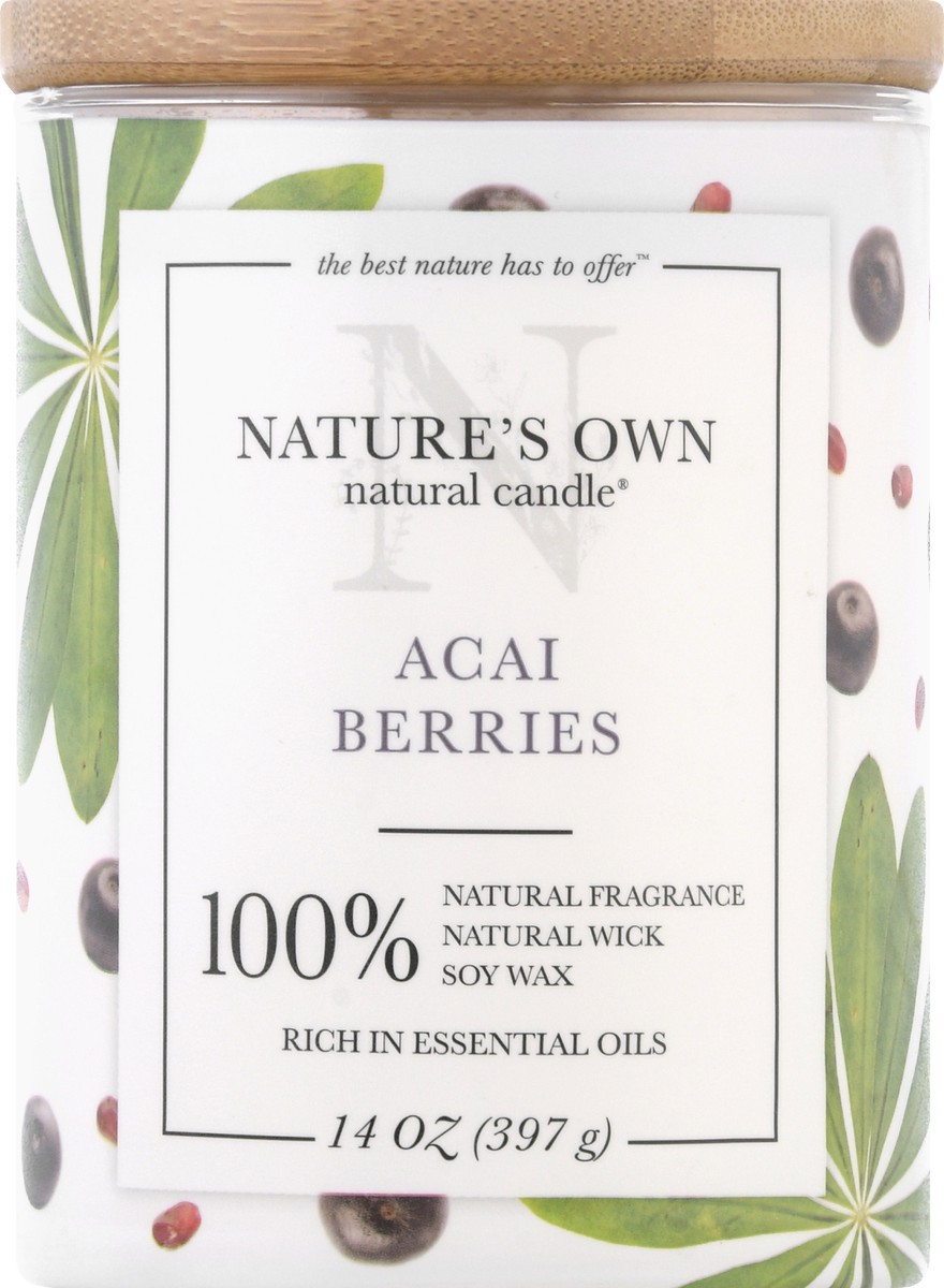 slide 3 of 11, Nature's Own Acai Berries Candle 1 ea, 1 ct