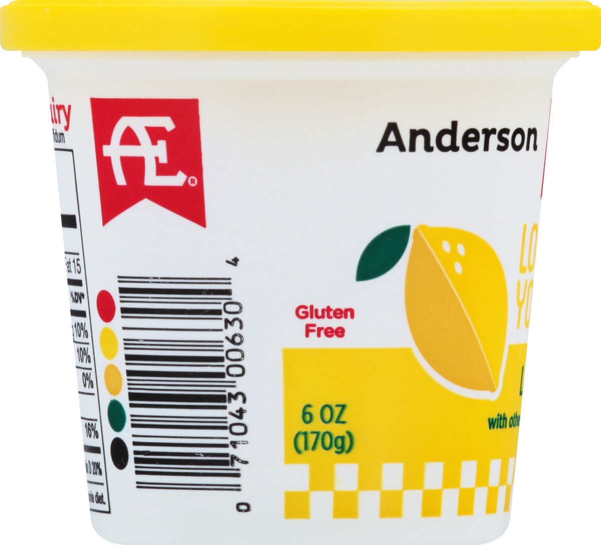 slide 5 of 8, AE Dairy Lowfat Lemon Yogurt, 6 oz