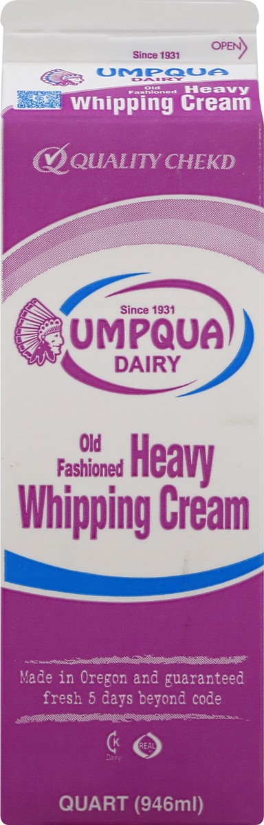 slide 4 of 10, Umpqua Dairy Old Fashioned Heavy Whipping Cream 1 qt, 
