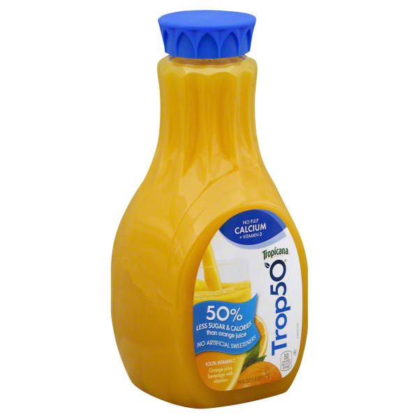 slide 1 of 6, Tropicana Pulp Free Original 100% Pure Orange Juice - 59 oz, 59 oz