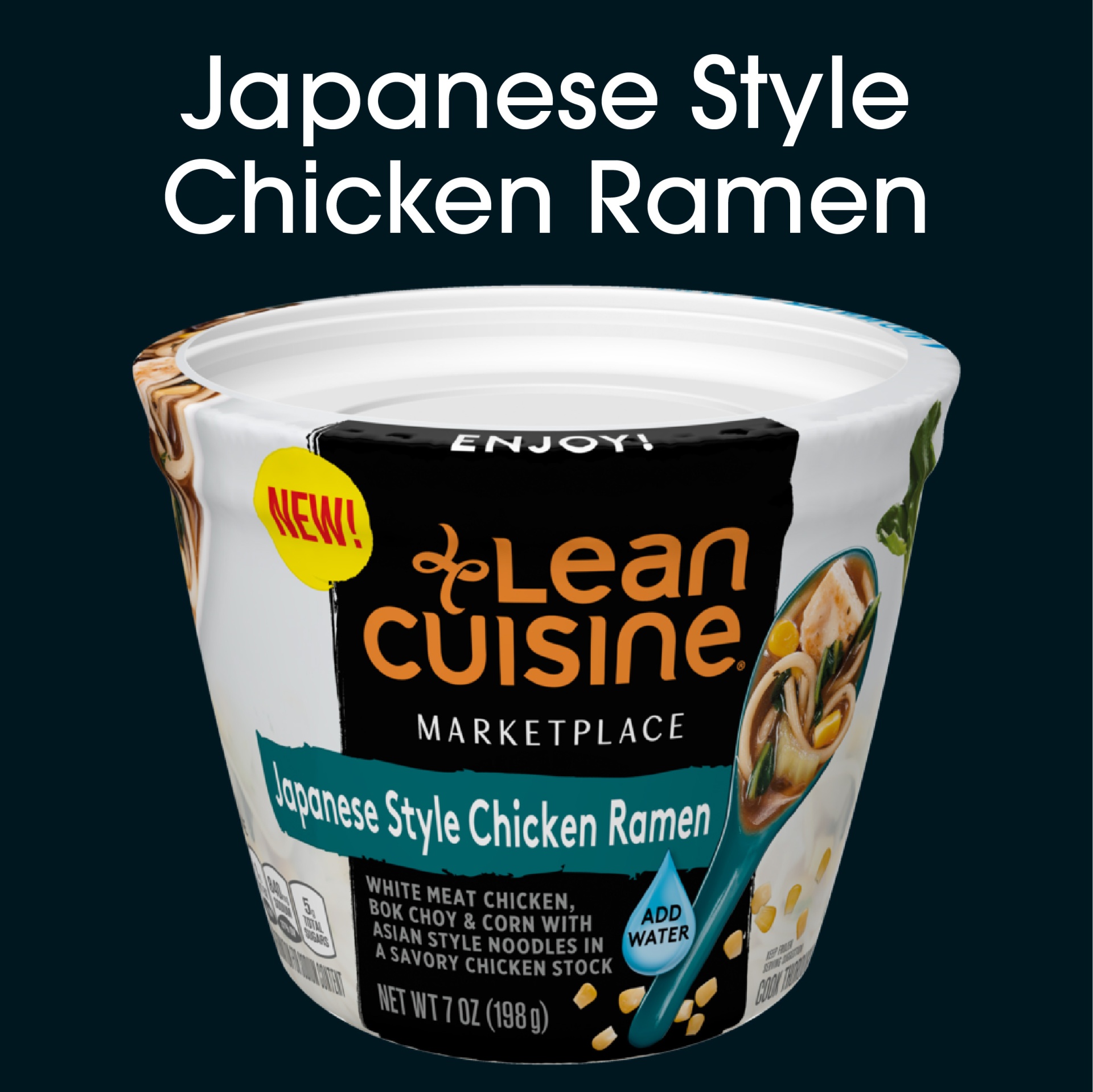 slide 2 of 5, Lean Cuisine Marketplace Japanese Style Chicken Ramen, 7 oz