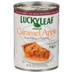 Lucky Leaf Premium Caramel Apple Fruit Filling 21 oz