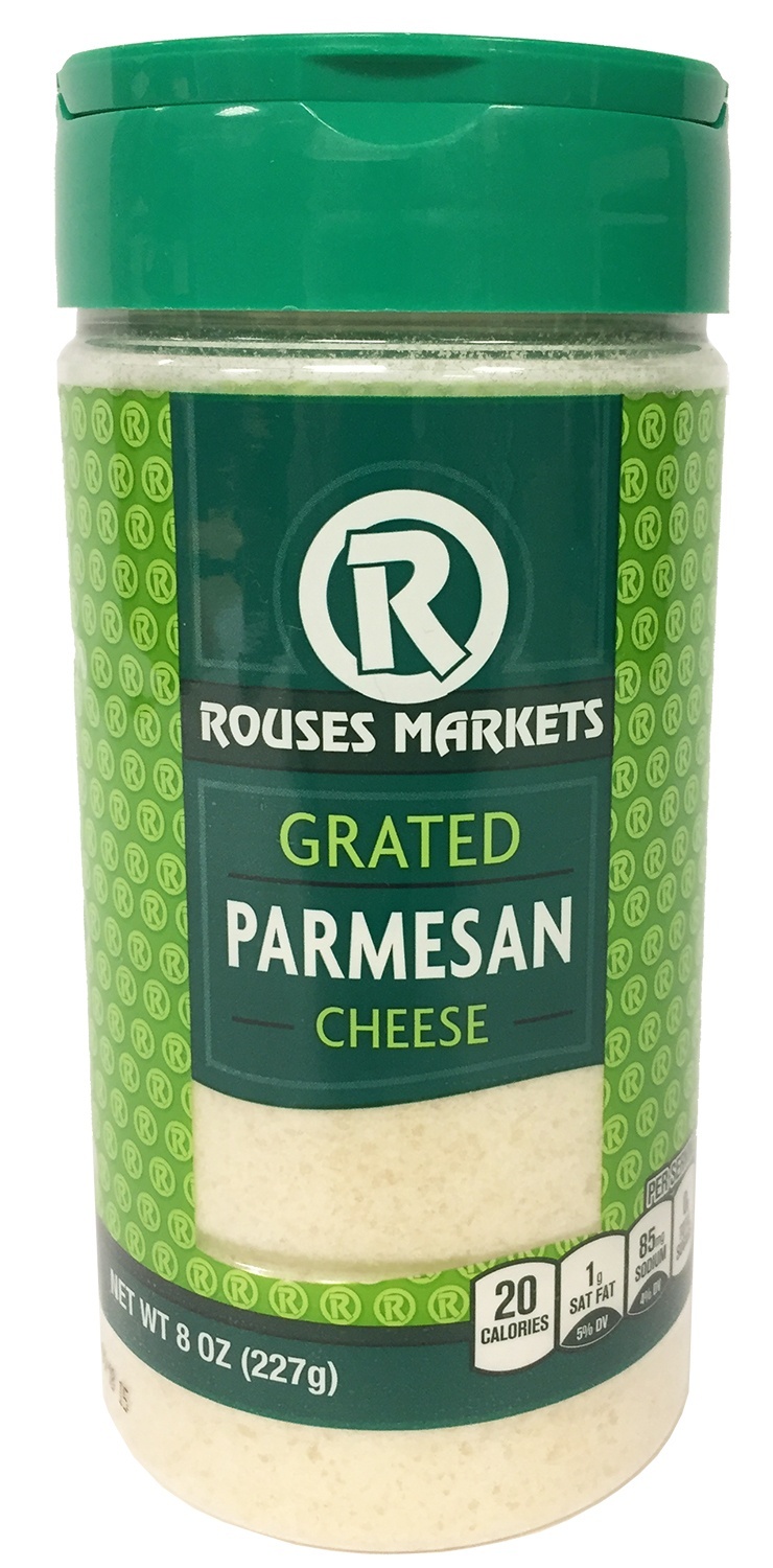 slide 1 of 1, Rouses Grated Parmesan Cheese, 8 oz