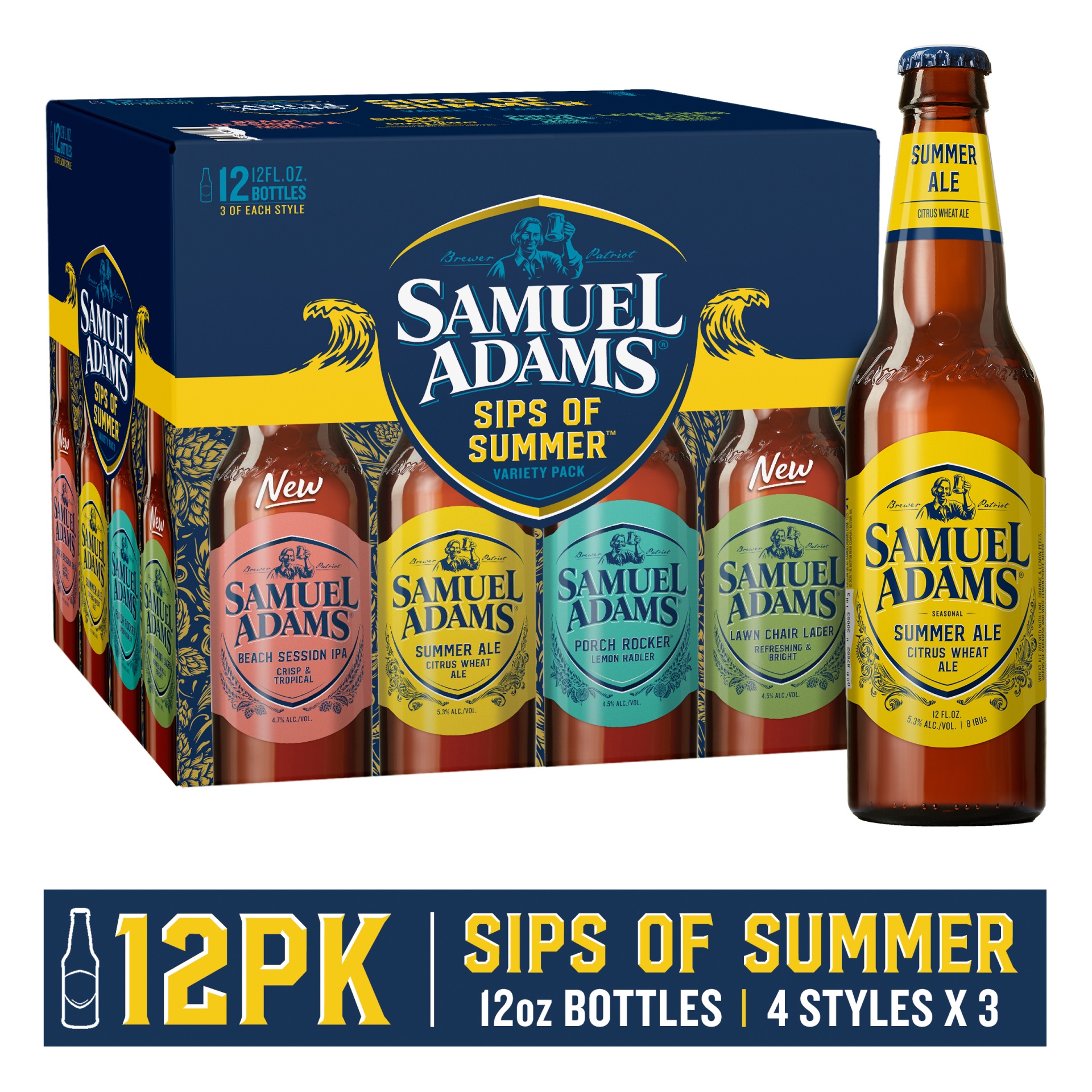 Samuel Adams Beers of Summer Seasonal Variety Pack 12pk; 12 fl oz Shipt