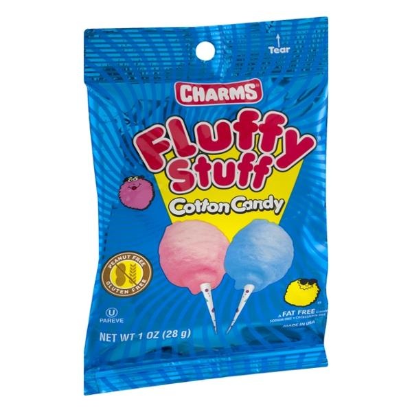 slide 1 of 1, Charms Fluffy Stuff Cotton Candy, 1 oz