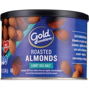 slide 1 of 1, CVS Gold Emblem Lightly Salted Roasted Almonds With Sea Salt, 8.5 oz; 241 gram