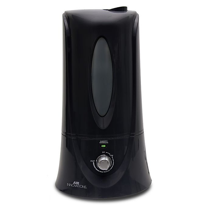 slide 1 of 1, Air Innovations Clean Mist Ultrasonic Humidifier - Black, 1.1 gal