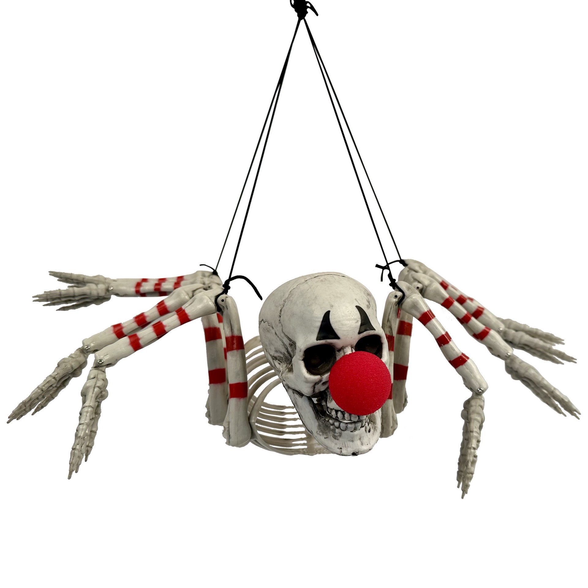 slide 2 of 3, 10.5" Skeleton Clown Spider By Ashland, 10.5 in