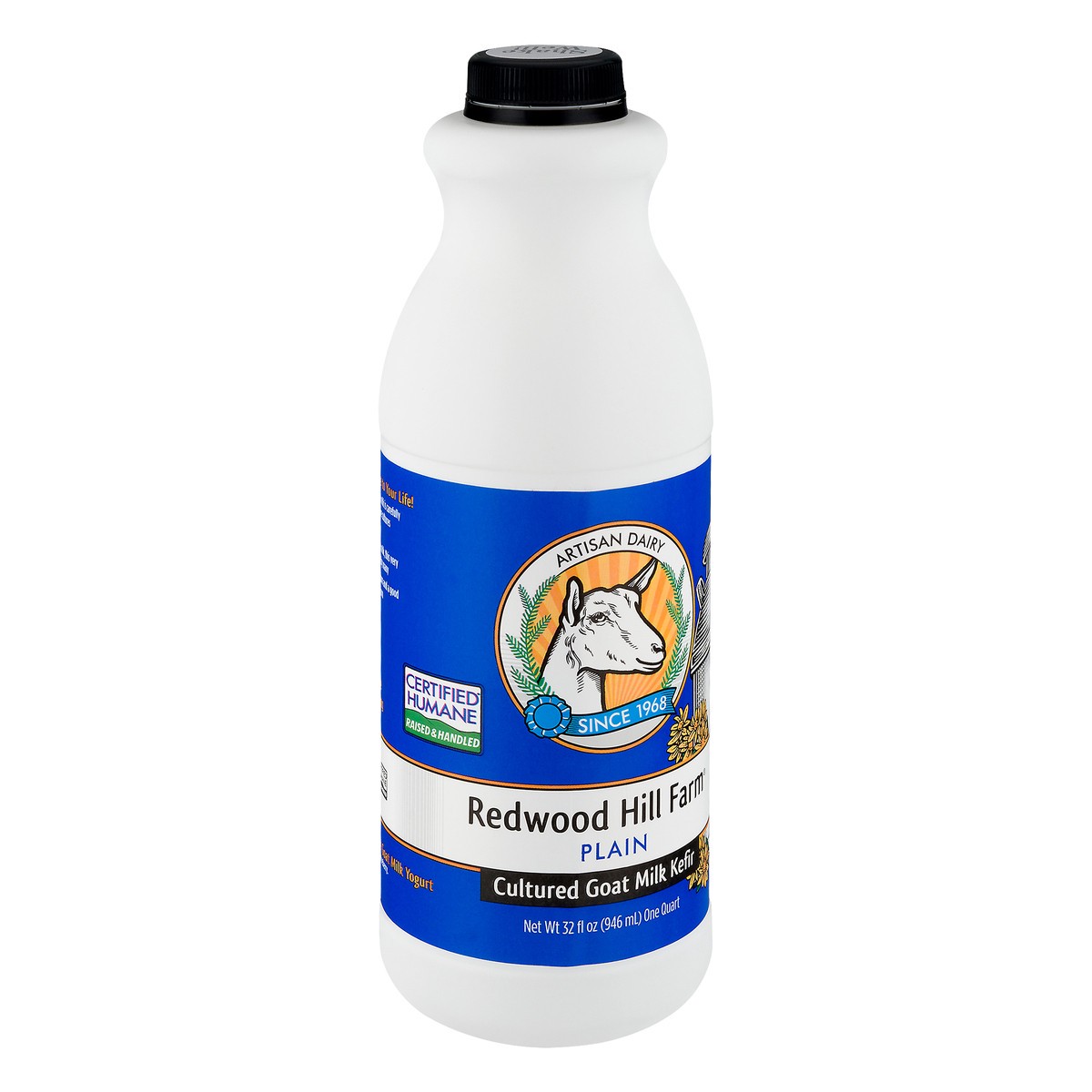 slide 9 of 10, Redwood Hill Farm Plain Goat Milk Kefir, 32 fl oz