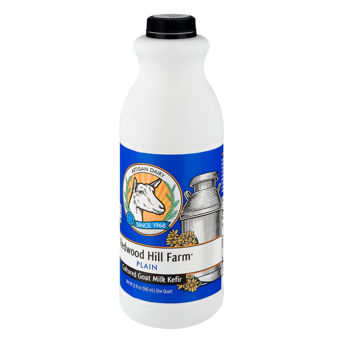 slide 6 of 10, Redwood Hill Farm Plain Goat Milk Kefir, 32 fl oz