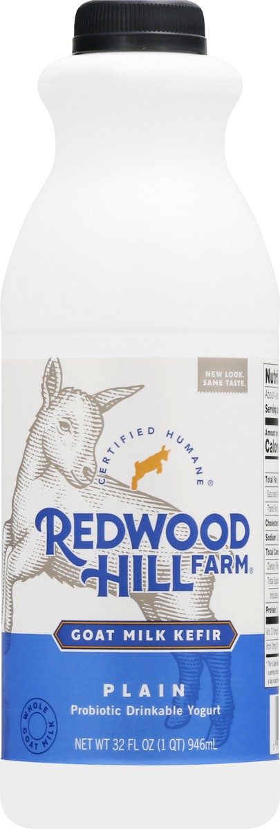 slide 1 of 10, Redwood Hill Farm Plain Goat Milk Kefir, 32 fl oz