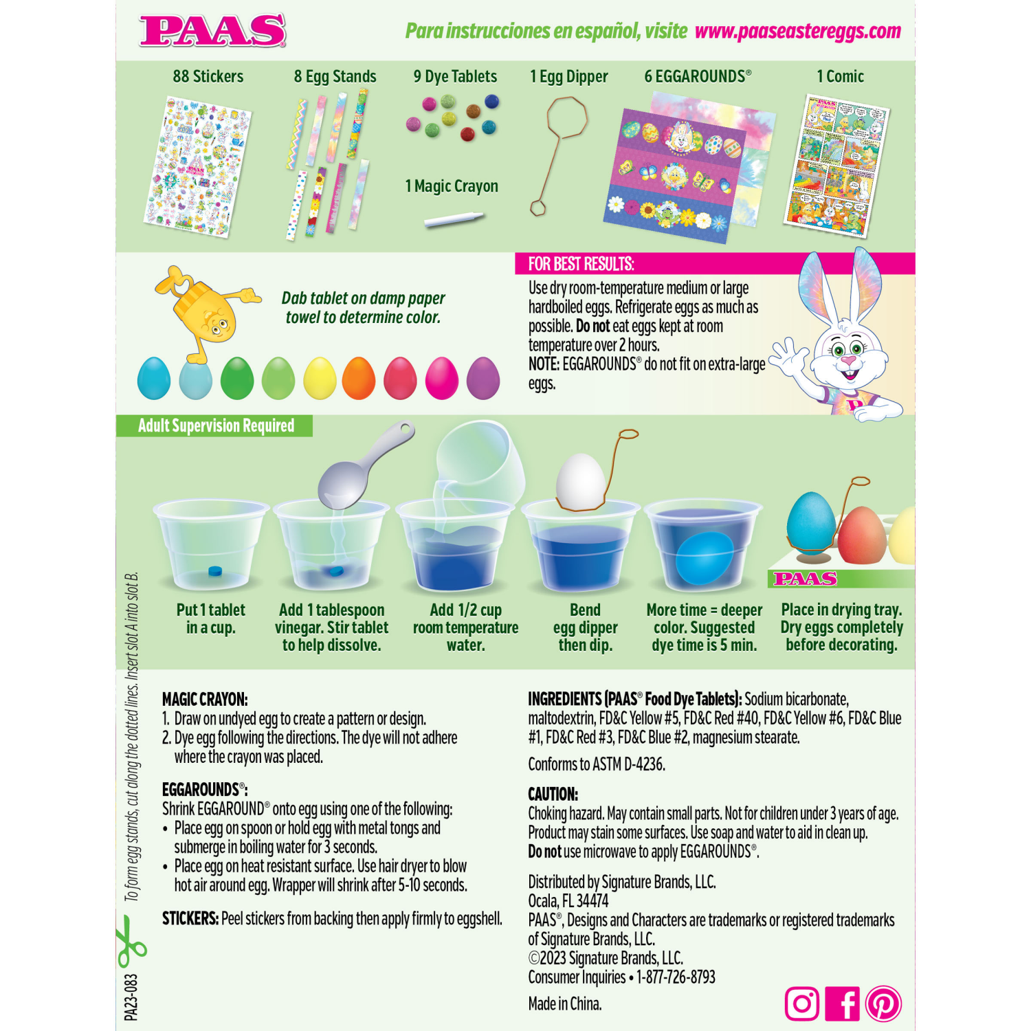 slide 2 of 3, PAAS Deluxe Egg Decorating Kit 1 ea, 1 ct