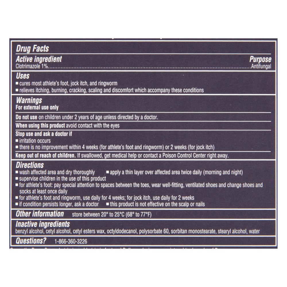 slide 3 of 4, Lotrimin AF For Athlete's Foot Antifungal Clotrimazole Cream, 0.4 oz