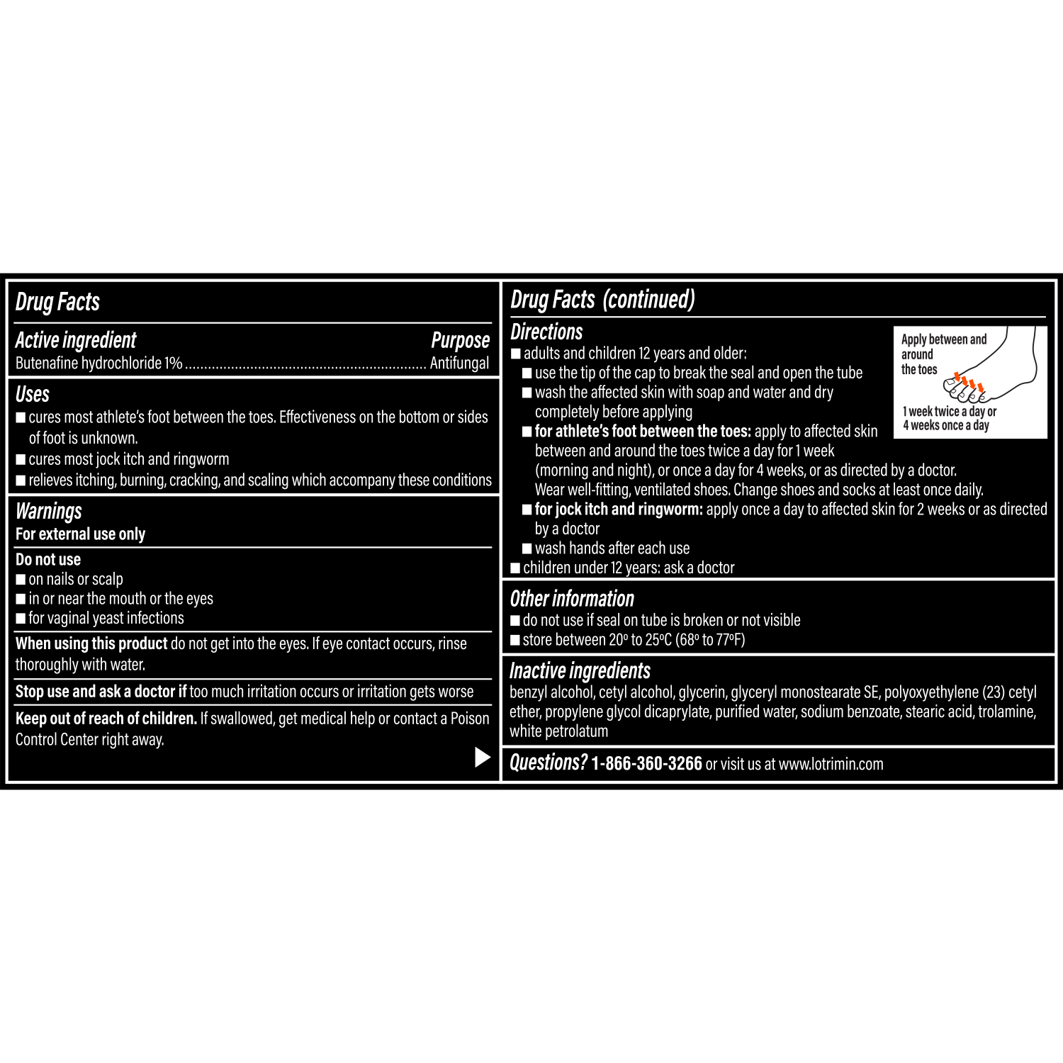 slide 4 of 5, Lotrimin Ultra Prescription Strength Antifungal Cream 1 1.1 oz, 1.1 oz