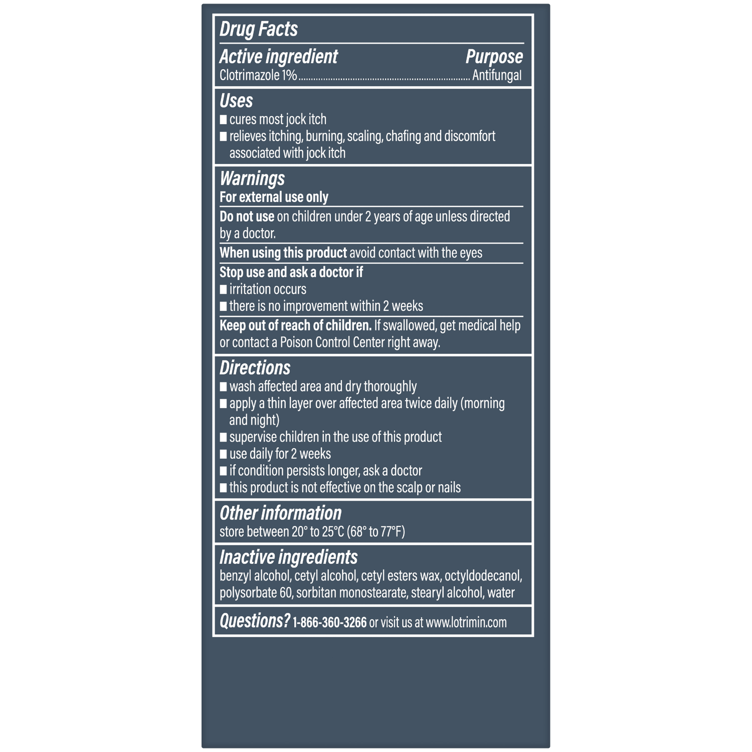 slide 3 of 5, Lotrimin Jock Itch Treatment Cream 0.42 oz, 0.42 oz