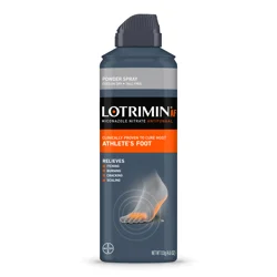 Lotrimin AF Athlete&#x27;s Foot Miconazole Nitrate Antifungal Powder Spray 4.6 oz