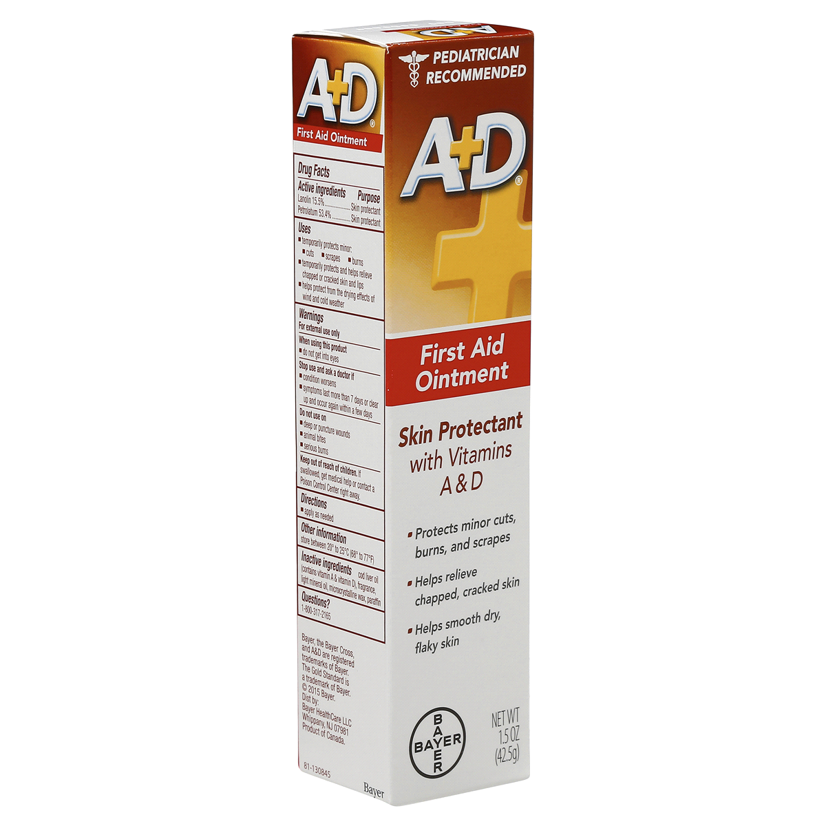 slide 9 of 10, A+D Multipurpose First Aid Ointment 1.5 oz Box, 1.5 oz