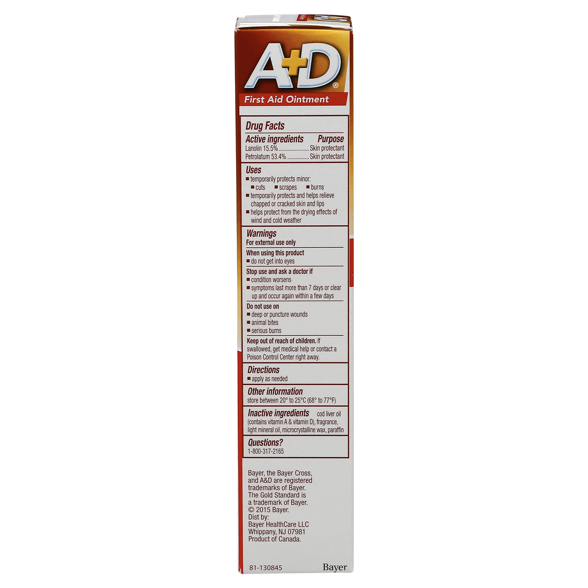 slide 2 of 10, A+D Multipurpose First Aid Ointment 1.5 oz Box, 1.5 oz