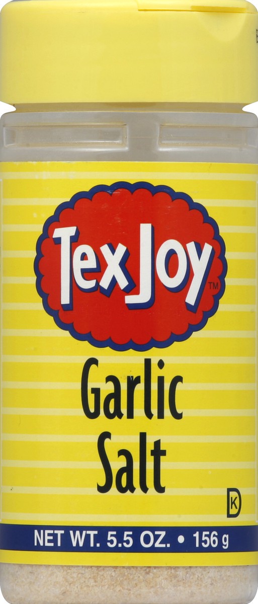 slide 2 of 2, TexJoy Garlic Salt 5.5 oz, 5.5 oz