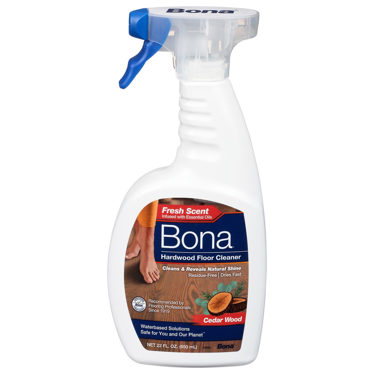 slide 1 of 9, Bona Hardwood Cedar Wood Floor Cleaner 22 fl oz, 22 fl oz