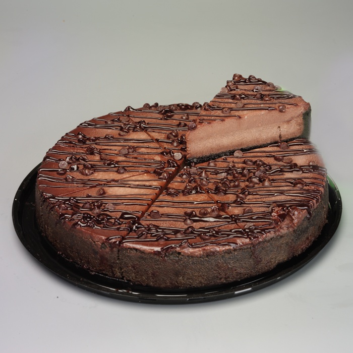 slide 1 of 1, Bakehouse Triple Chocolate Cheesecake, 8 in