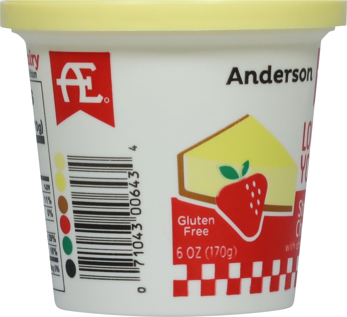 slide 4 of 11, Anderson Erickson Dairy Lowfat Strawberry Cheesecake Yogurt 6 oz, 6 oz