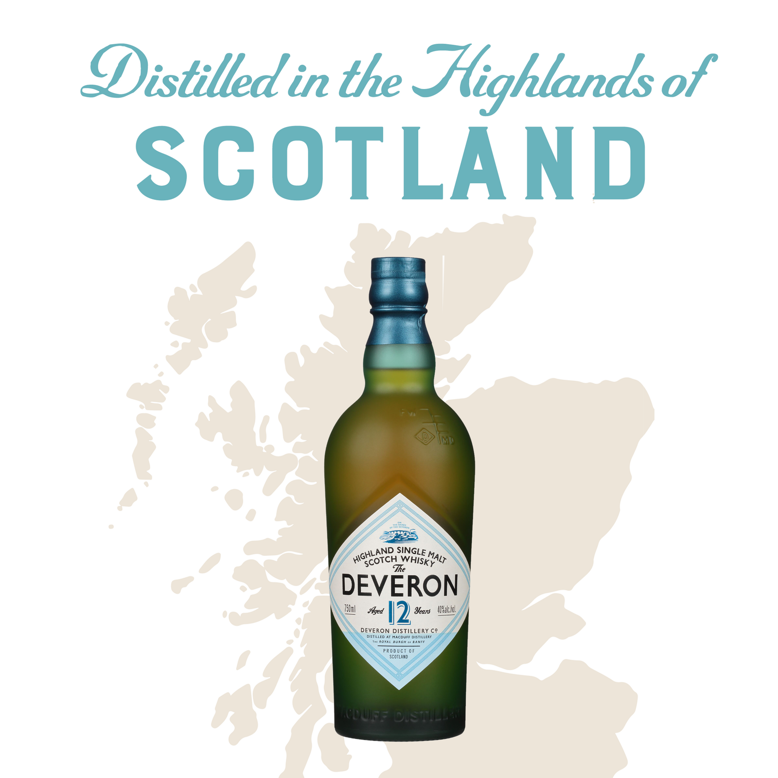 slide 3 of 5, The Deveron 12 Year Old Single Malt Scotch Whisky 40% 75Cl/750Ml, 750 ml
