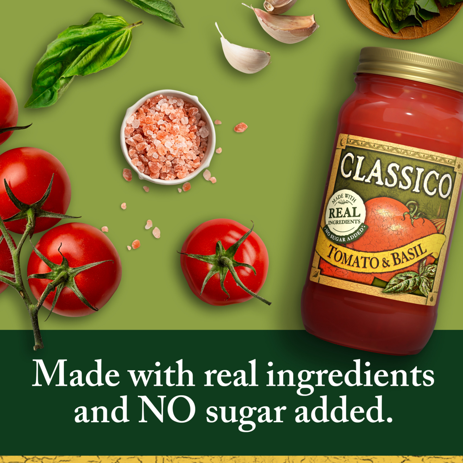slide 4 of 5, Classico Tomato & Basil Pasta Sauce, 24 oz Jar, 24 oz