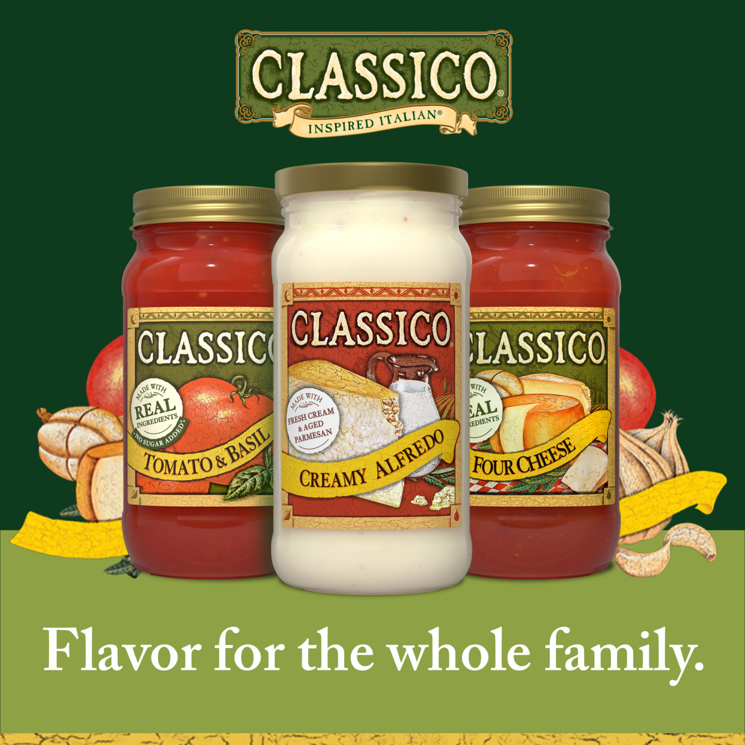 slide 8 of 8, Classico Creamy Alfredo Pasta Sauce, 15 oz Jar, 15 oz