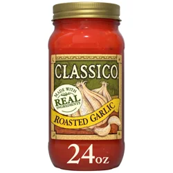 Classico Roasted Garlic Pasta Sauce, 24 oz Jar