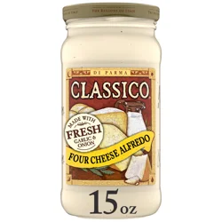 Classico Four Cheese Alfredo Pasta Sauce, 15 oz. Jar