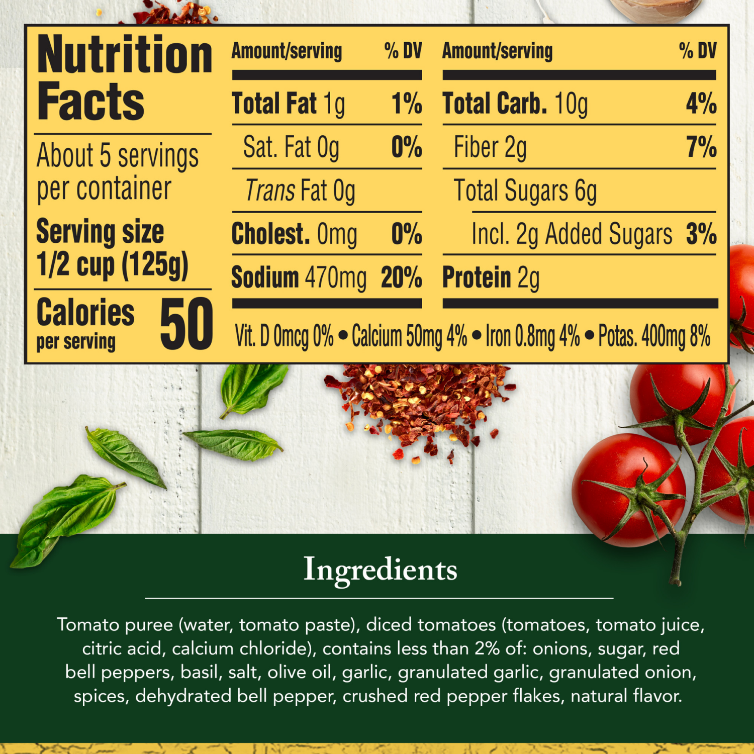 slide 2 of 8, Classico Spicy Tomato & Basil Pasta Sauce, 24 oz Jar, 24 oz